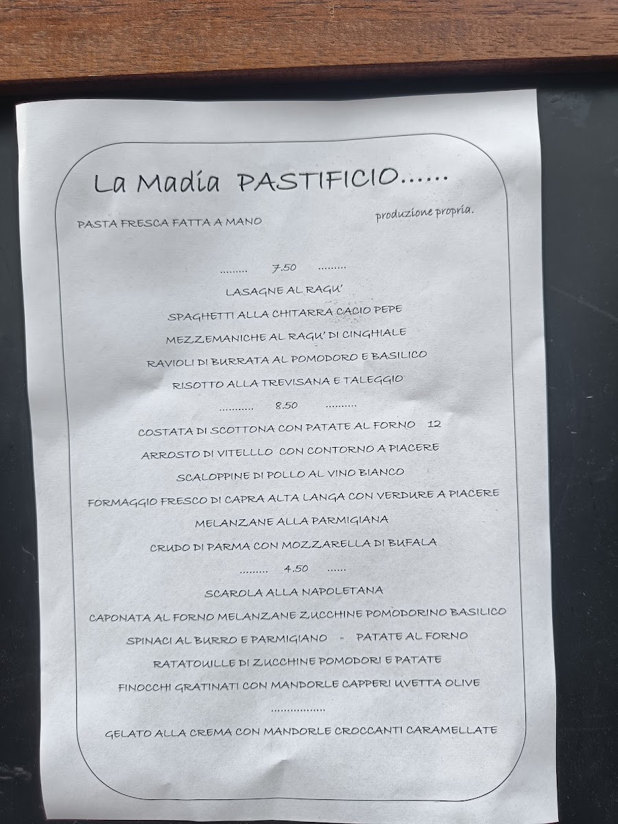 La Madia Sas Photo Menu 3