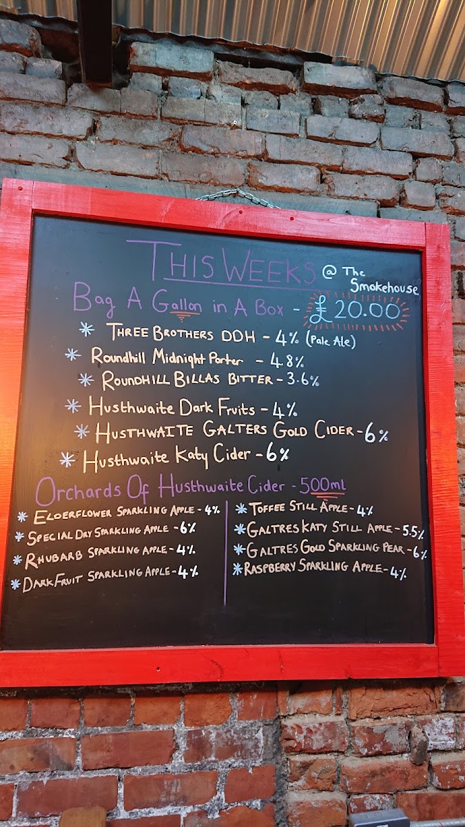 The Smokehouse Photo Menu 5