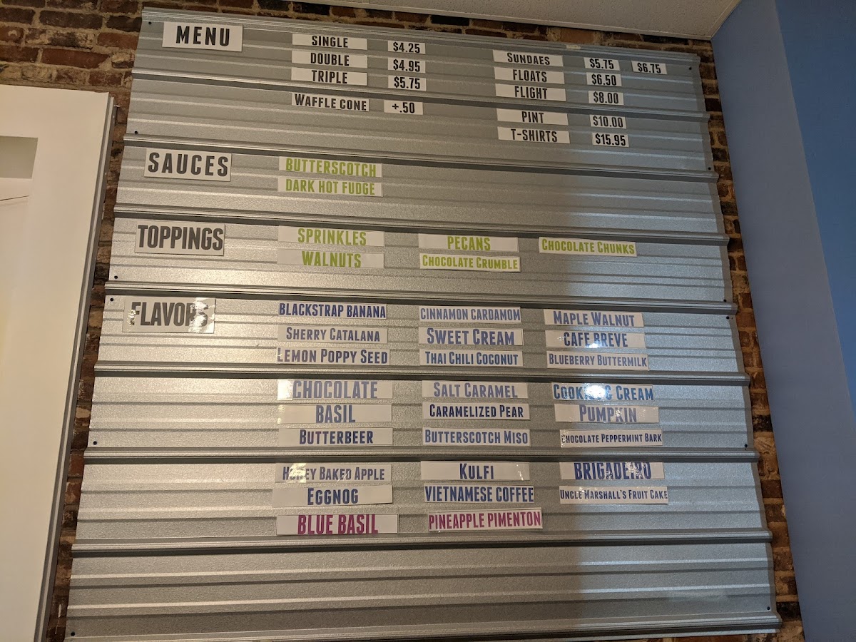 Mount Desert Island Ice Cream Photo Menu 10
