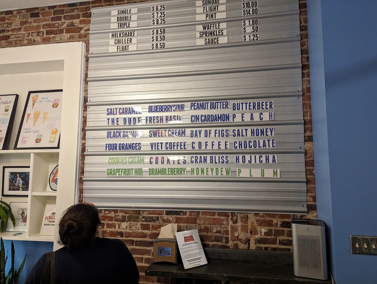 Mount Desert Island Ice Cream Photo Menu 6
