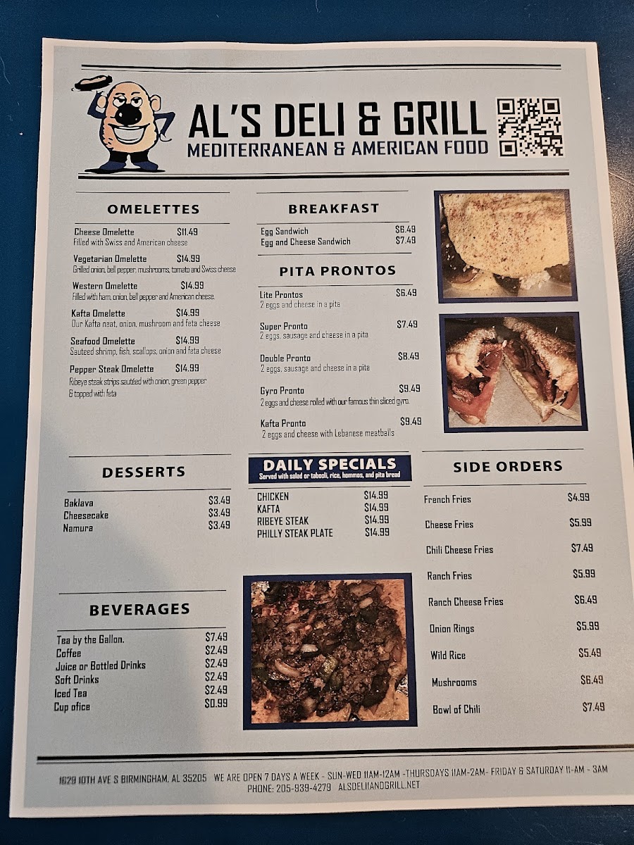 Al's Deli & Grill Photo Menu 3