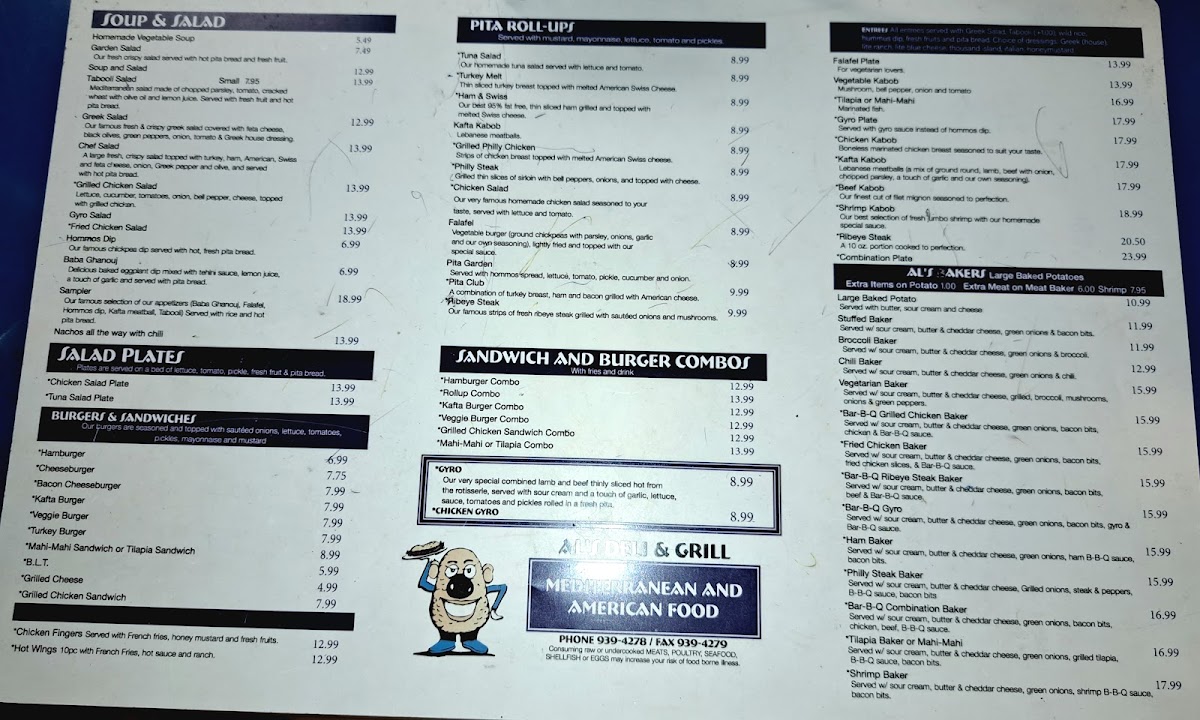 Al's Deli & Grill Photo Menu 6