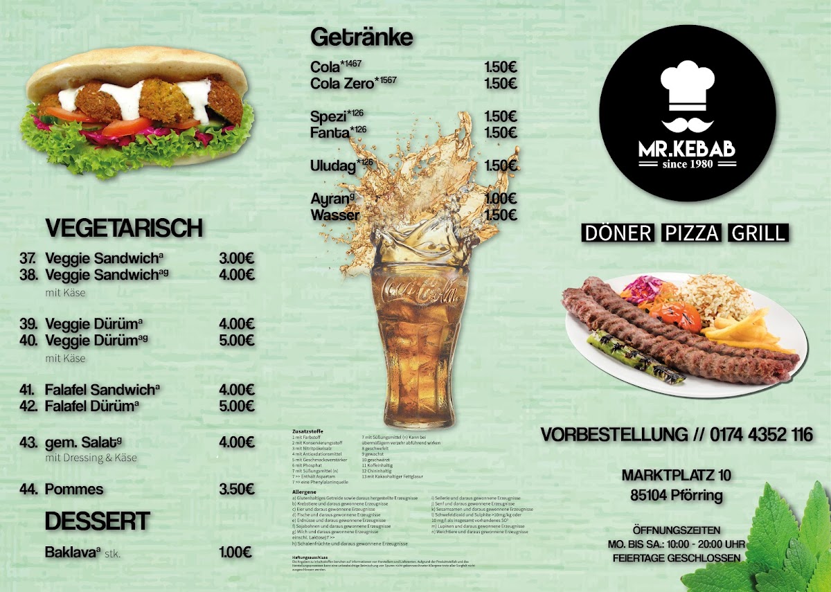 MR. KEBAB Photo Menu 1