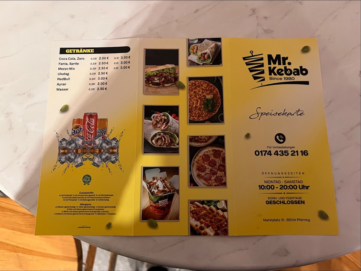 MR. KEBAB Photo Menu 4