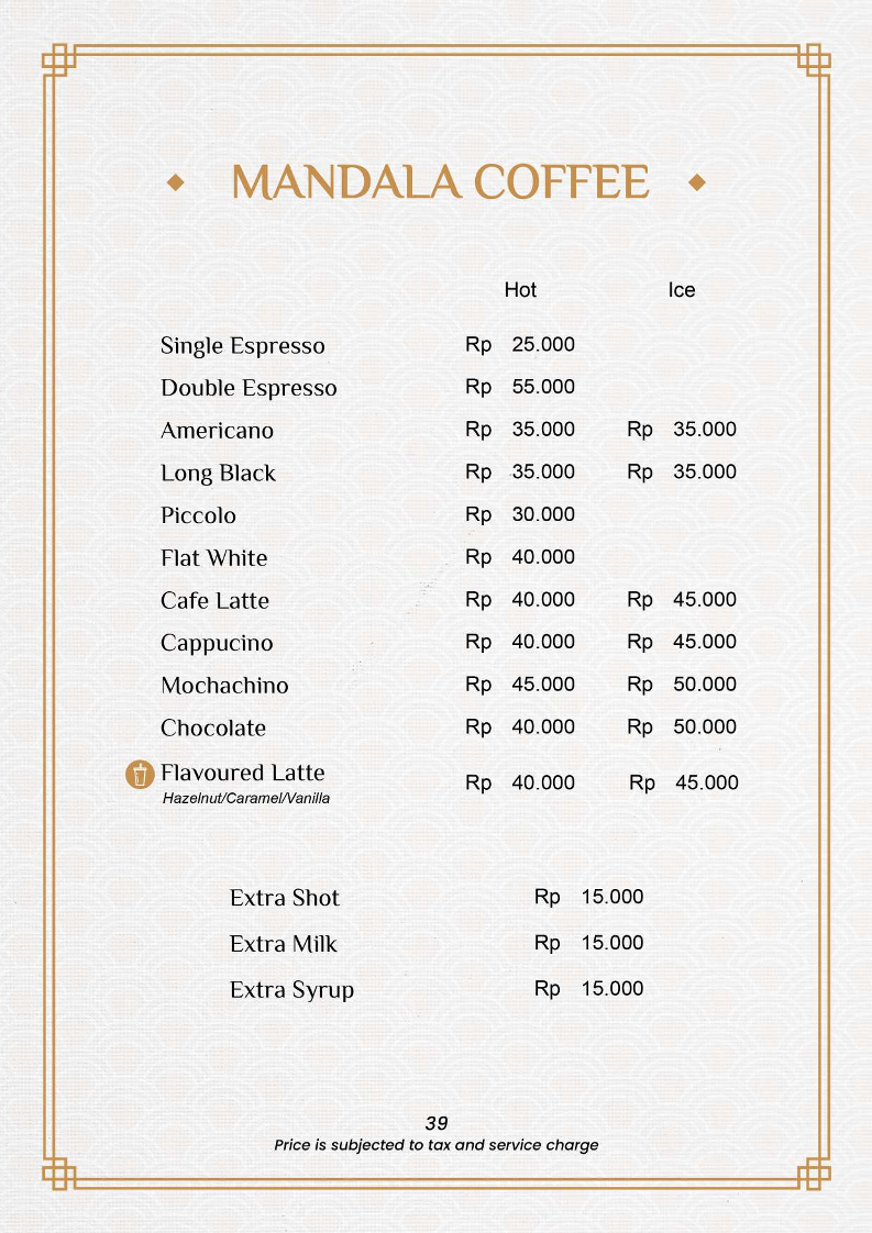Sinar Mandala Restoran Photo Menu 7
