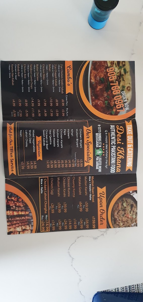Desi Khana Photo Menu 2