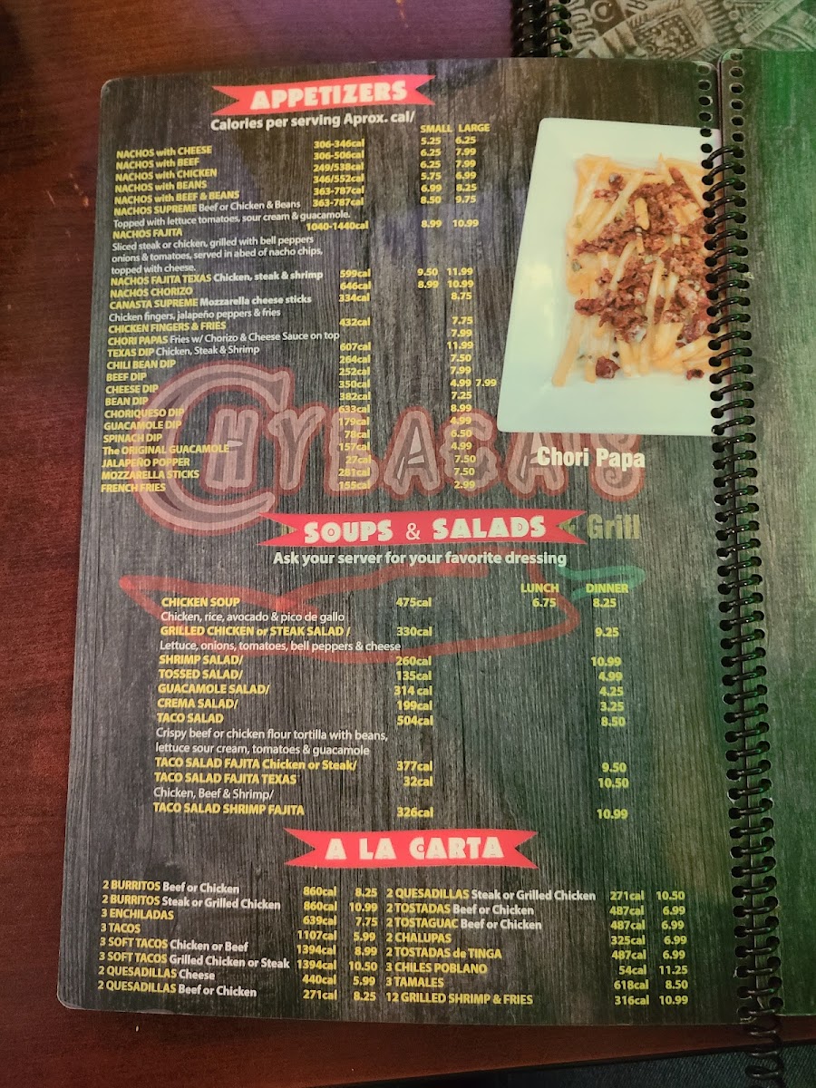 Chylaca's Photo Menu 10