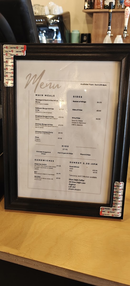 Moss Delph Coffee House, Bar & Eatery Photo Menu 7