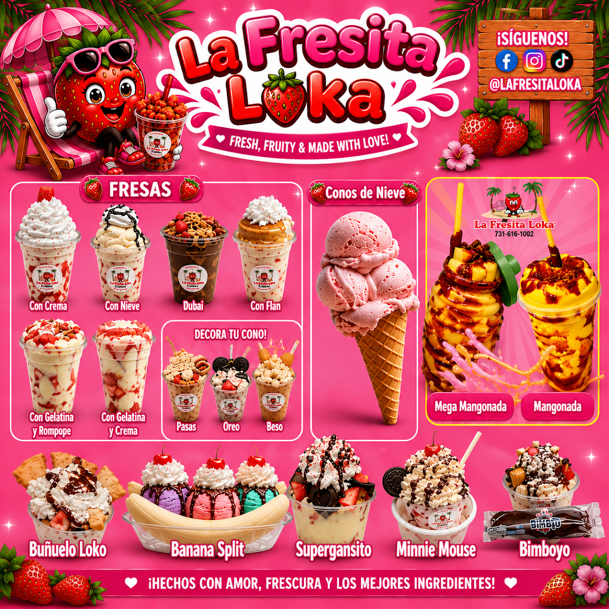 La fresita loka Photo Menu 1