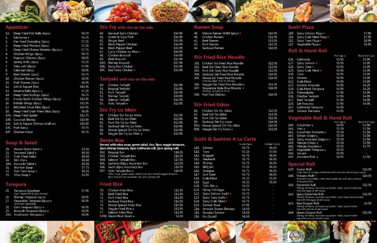 Fusion BBQ Hotpot & Sushi All You Can Eat Photo Menu 2