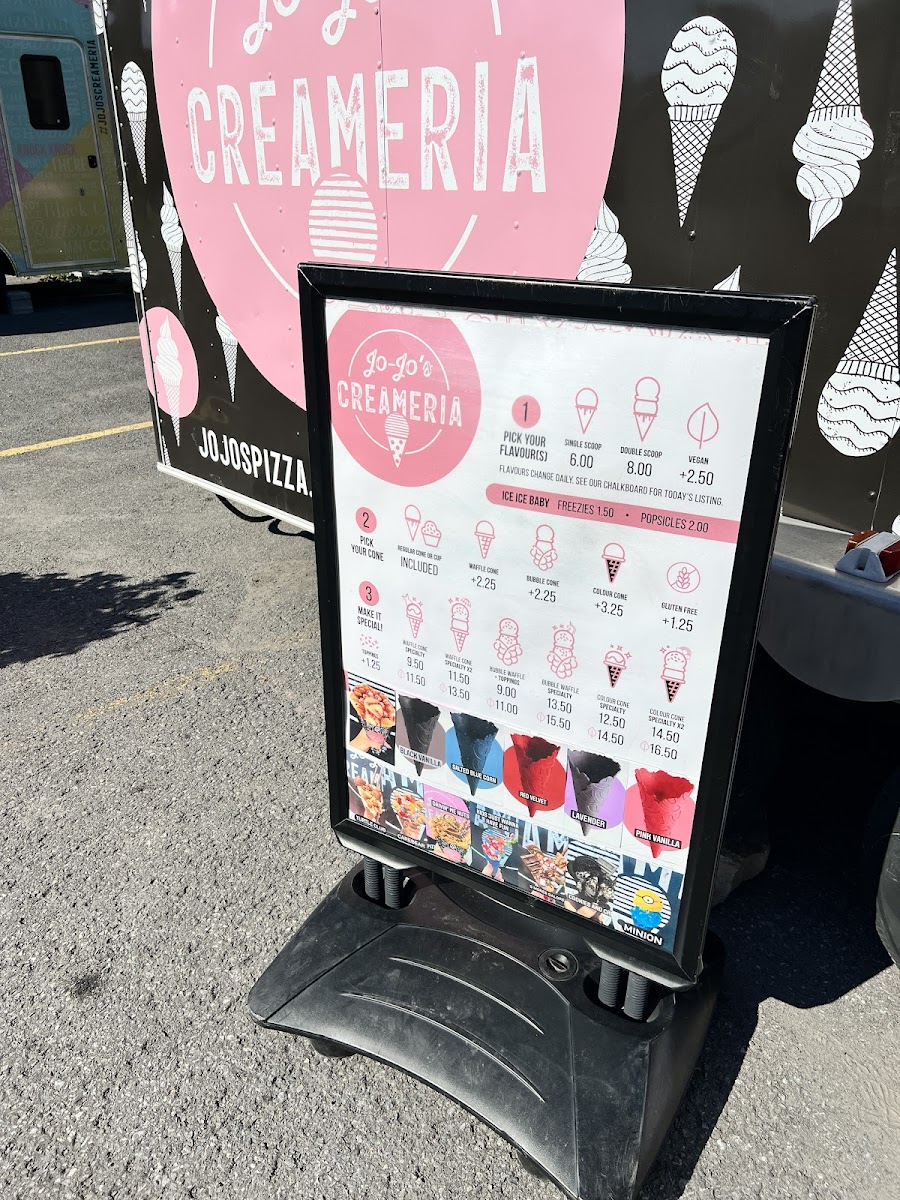 Jo-Jo’s Creameria Photo Menu 10