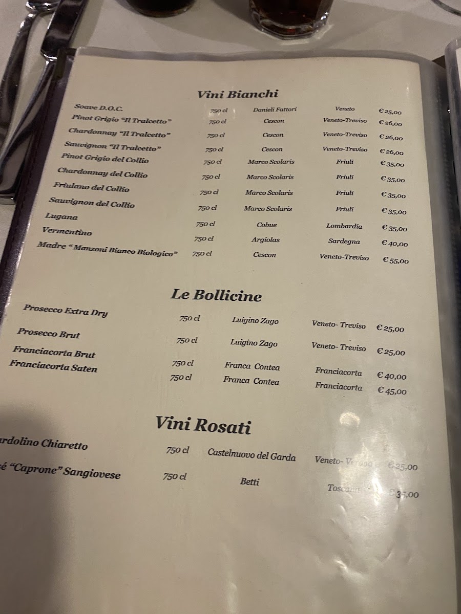 Trattoria Pizzeria San Toma' Photo Menu 1