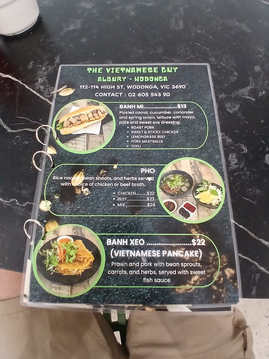 The Vietnamese Guy Albury Wodonga Photo Menu 8
