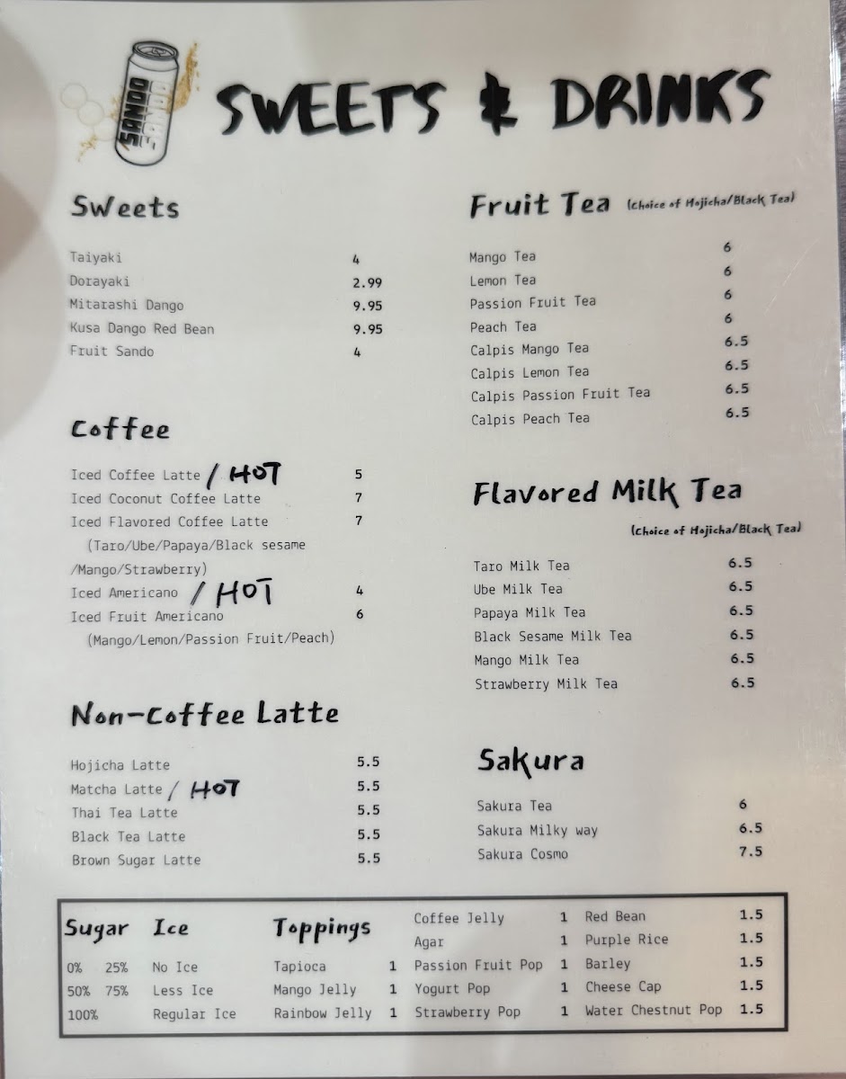 Sando Cafe Photo Menu 8