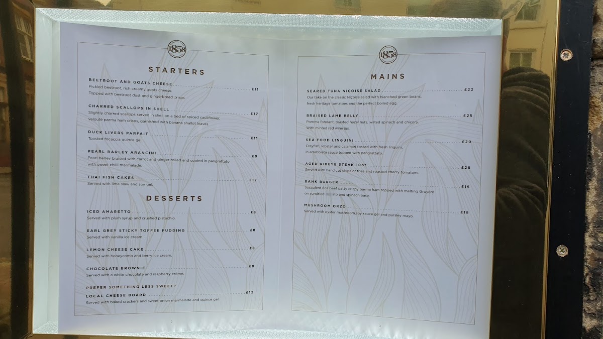 1858 Bar & Restaurant Photo Menu 2