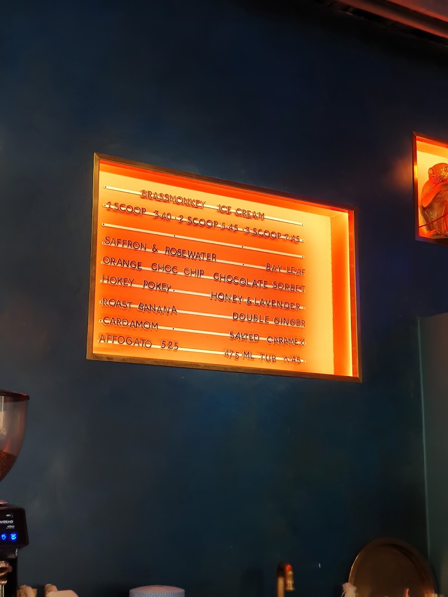 Brass Monkey Ice Cream Photo Menu 6
