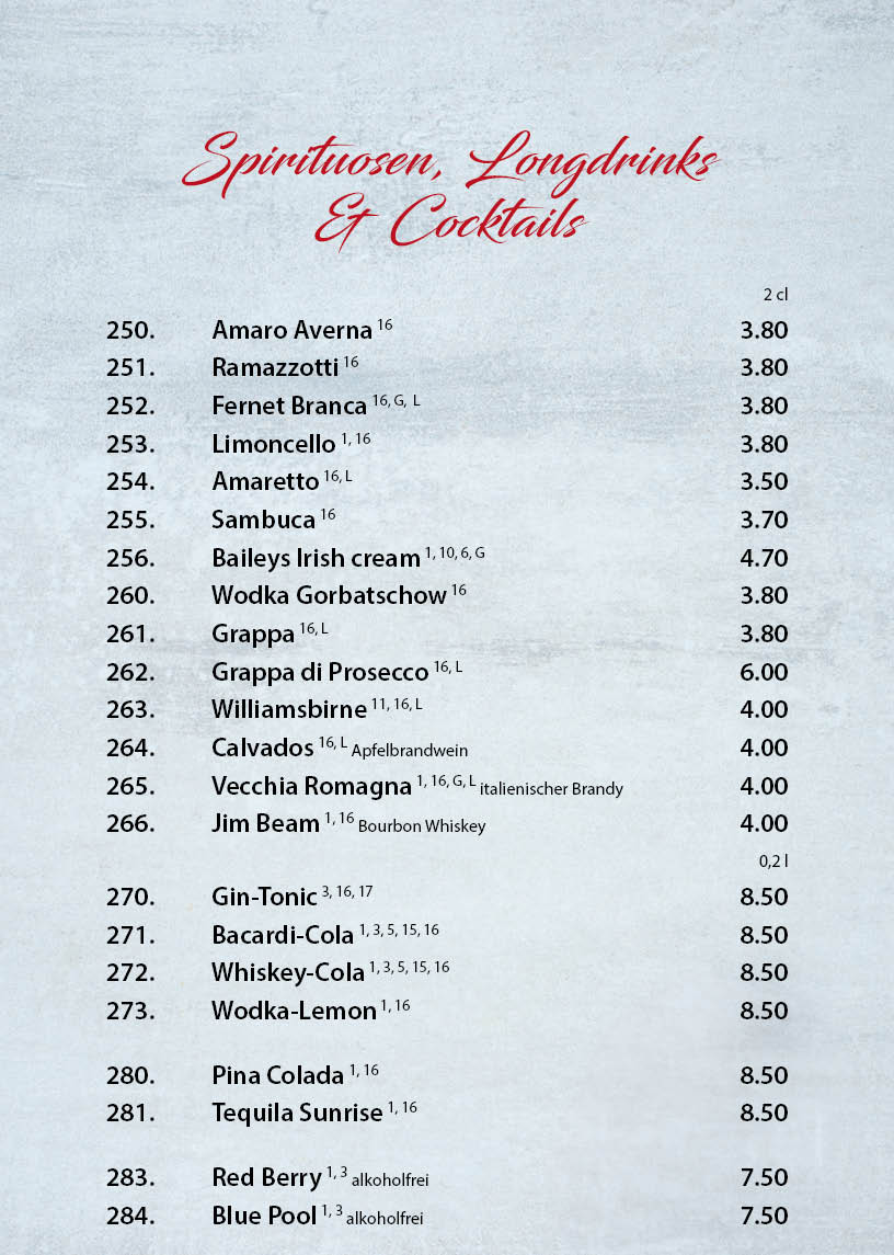 Ristorante Al Lago Photo Menu 2