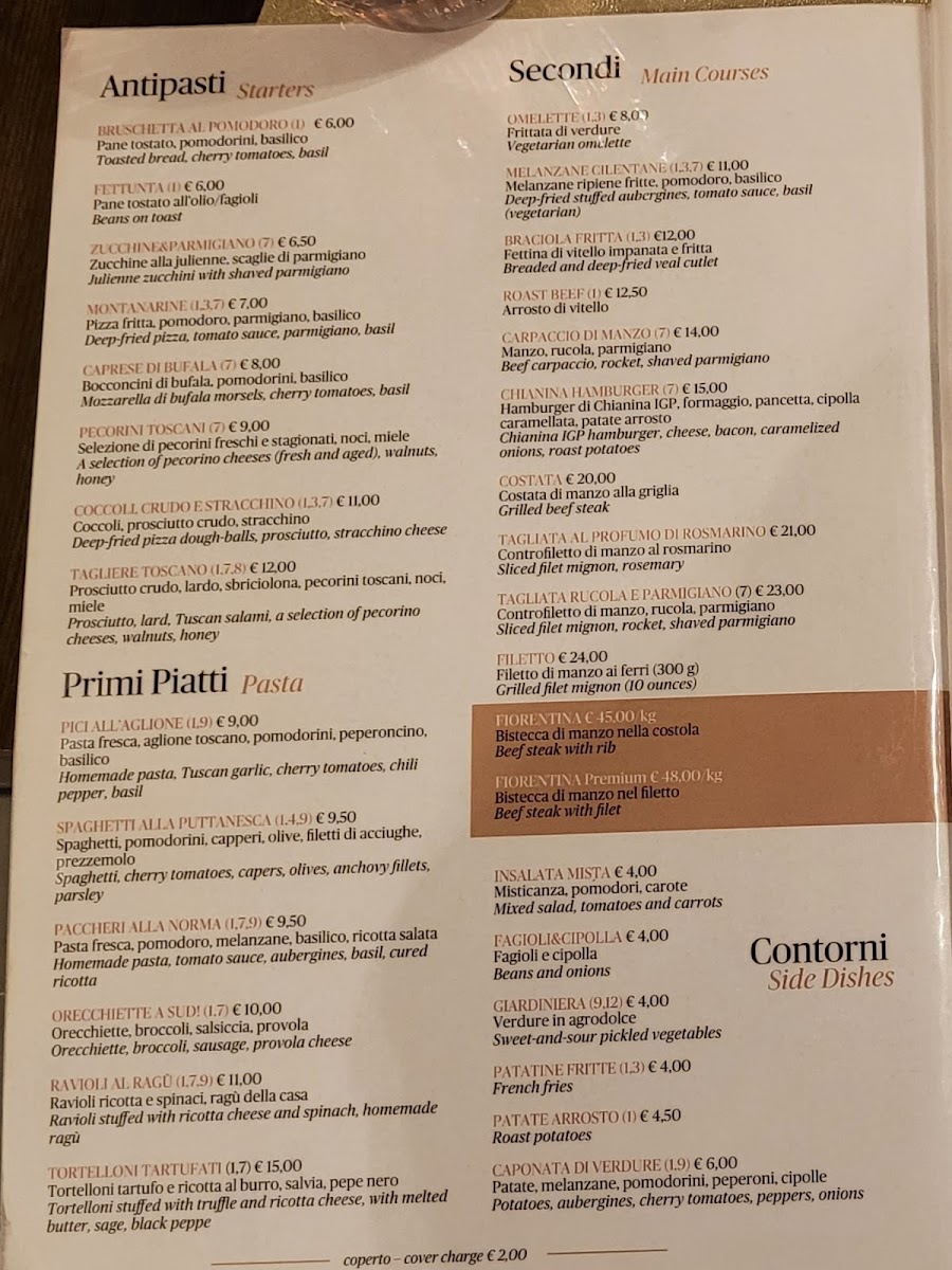 MIRÓ Ristorante Pizzeria Photo Menu 1