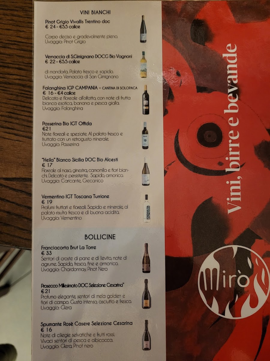 MIRÓ Ristorante Pizzeria Photo Menu 10