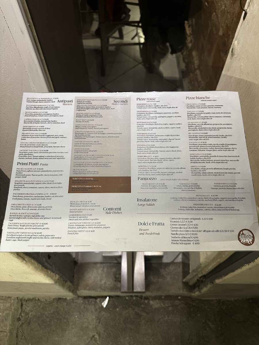 MIRÓ Ristorante Pizzeria Photo Menu 6