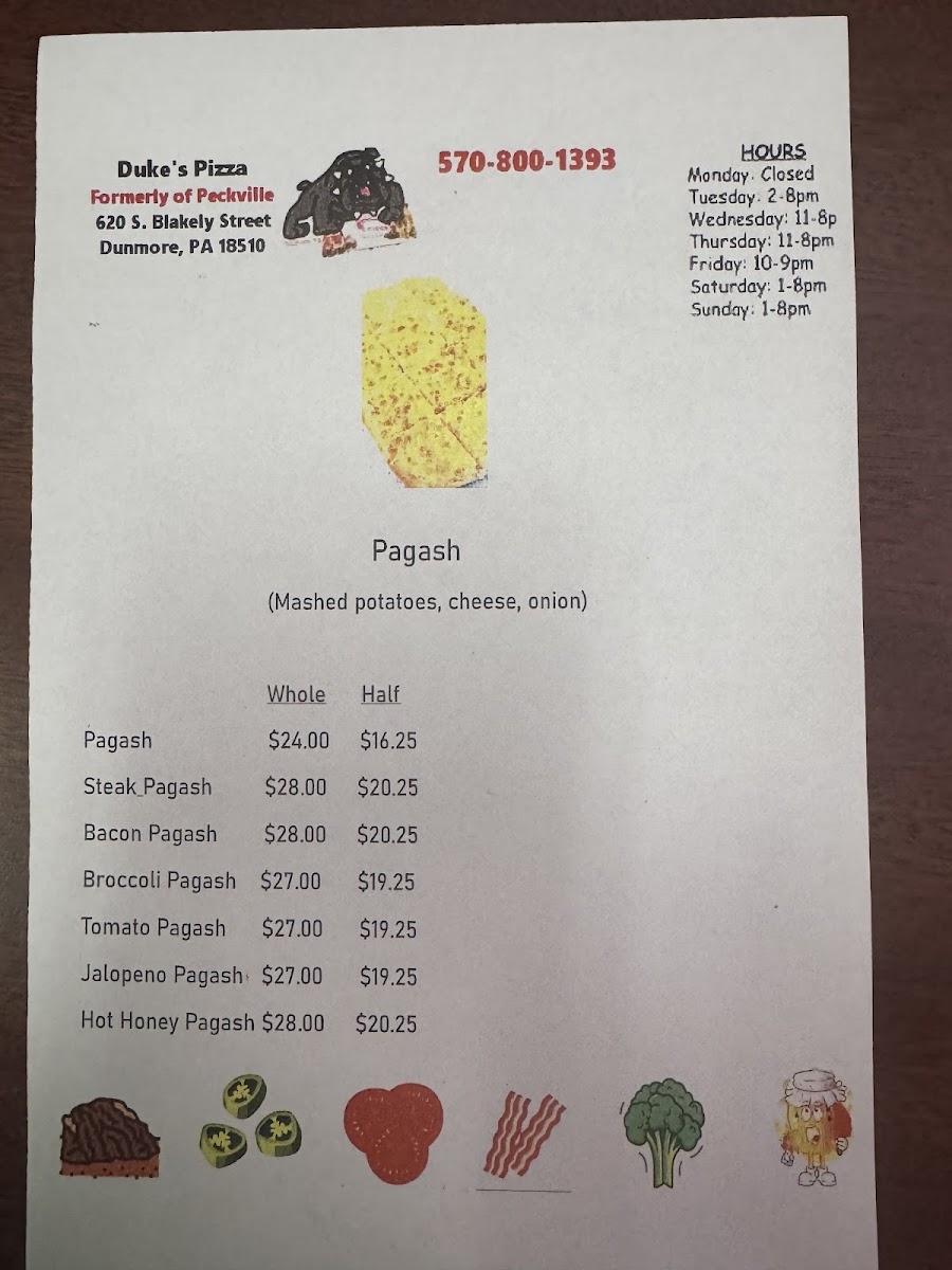 Duke's Pizza Photo Menu 3