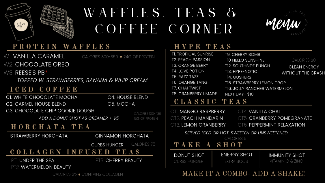 The Hype Nutrition Photo Menu 1