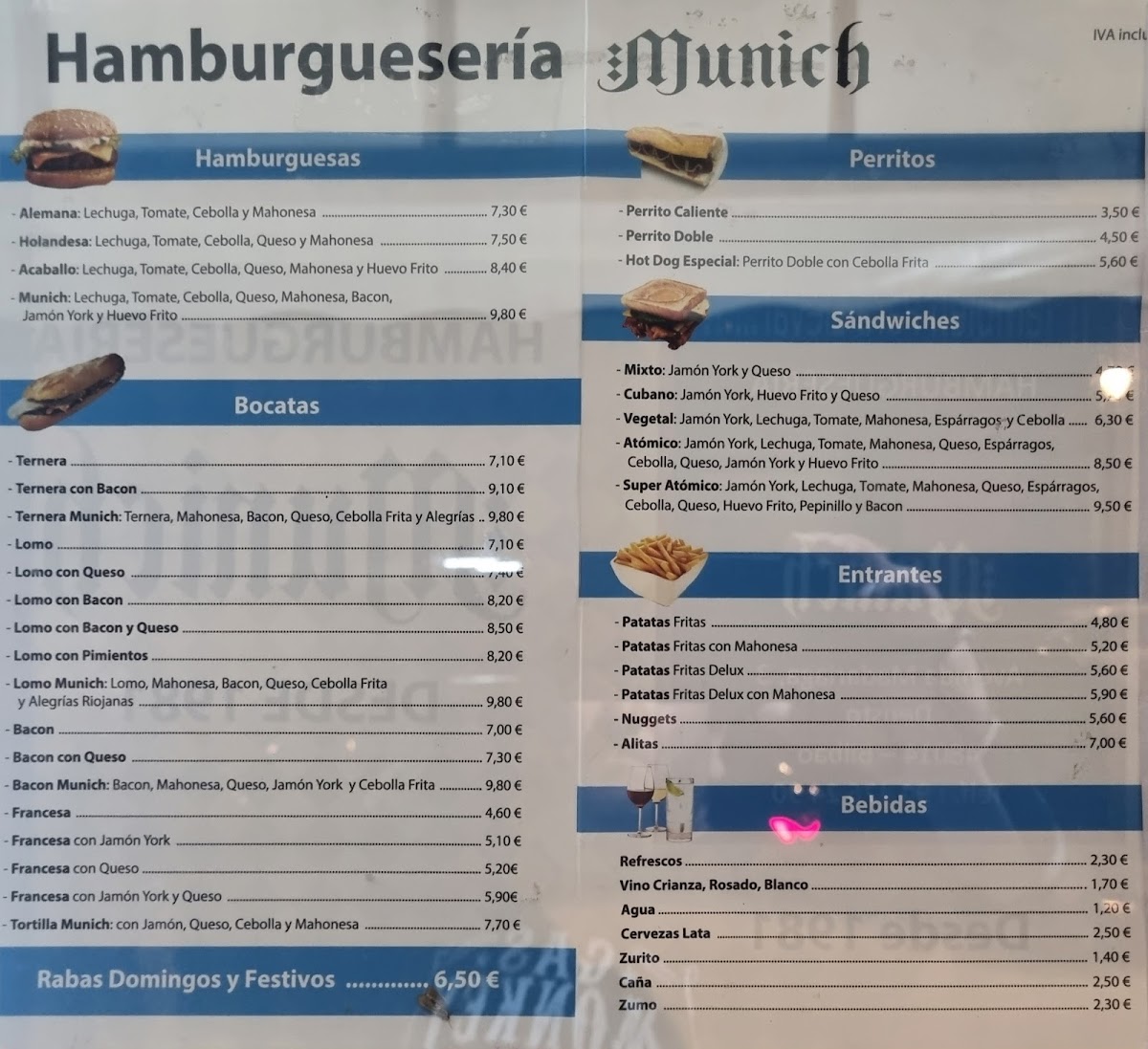 Hamburguesería Munich Photo Menu 4