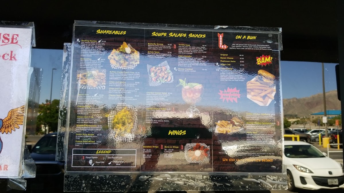 House of Rock Photo Menu 10