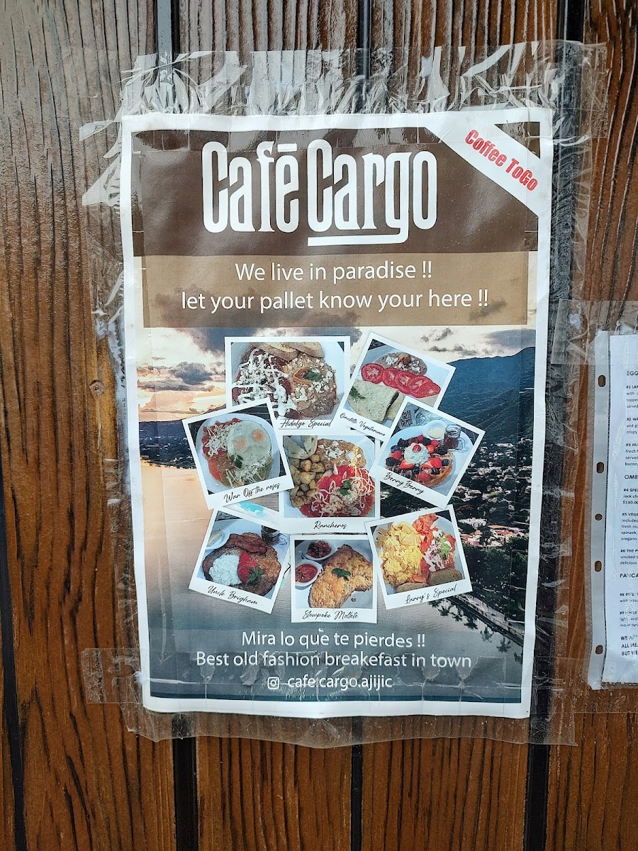 Cafe Cargo Photo Menu 3