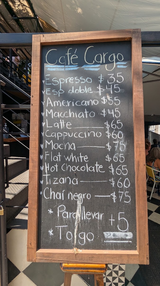 Cafe Cargo Photo Menu 5