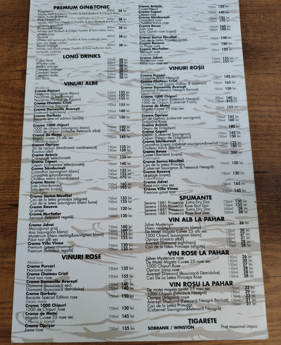 Zatara Restaurant Photo Menu 1