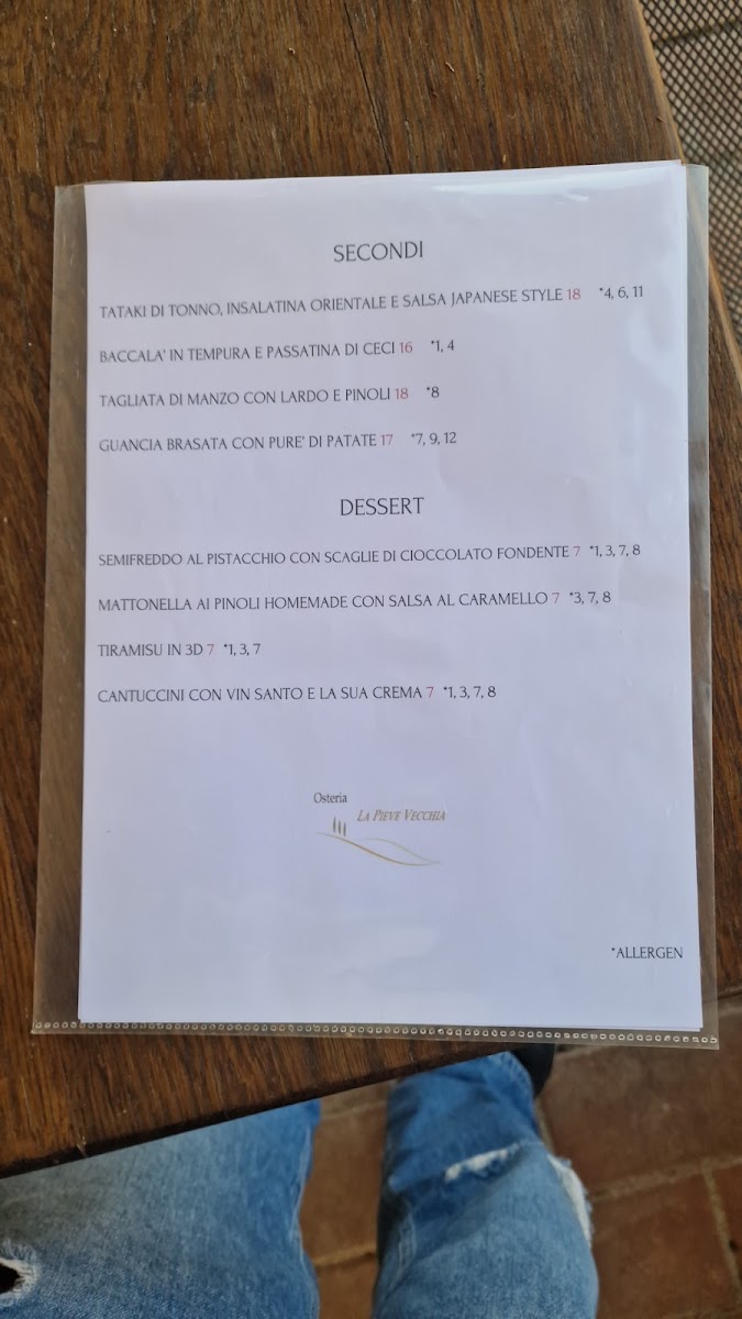 Osteria 'La Pieve Vecchia' Photo Menu 1