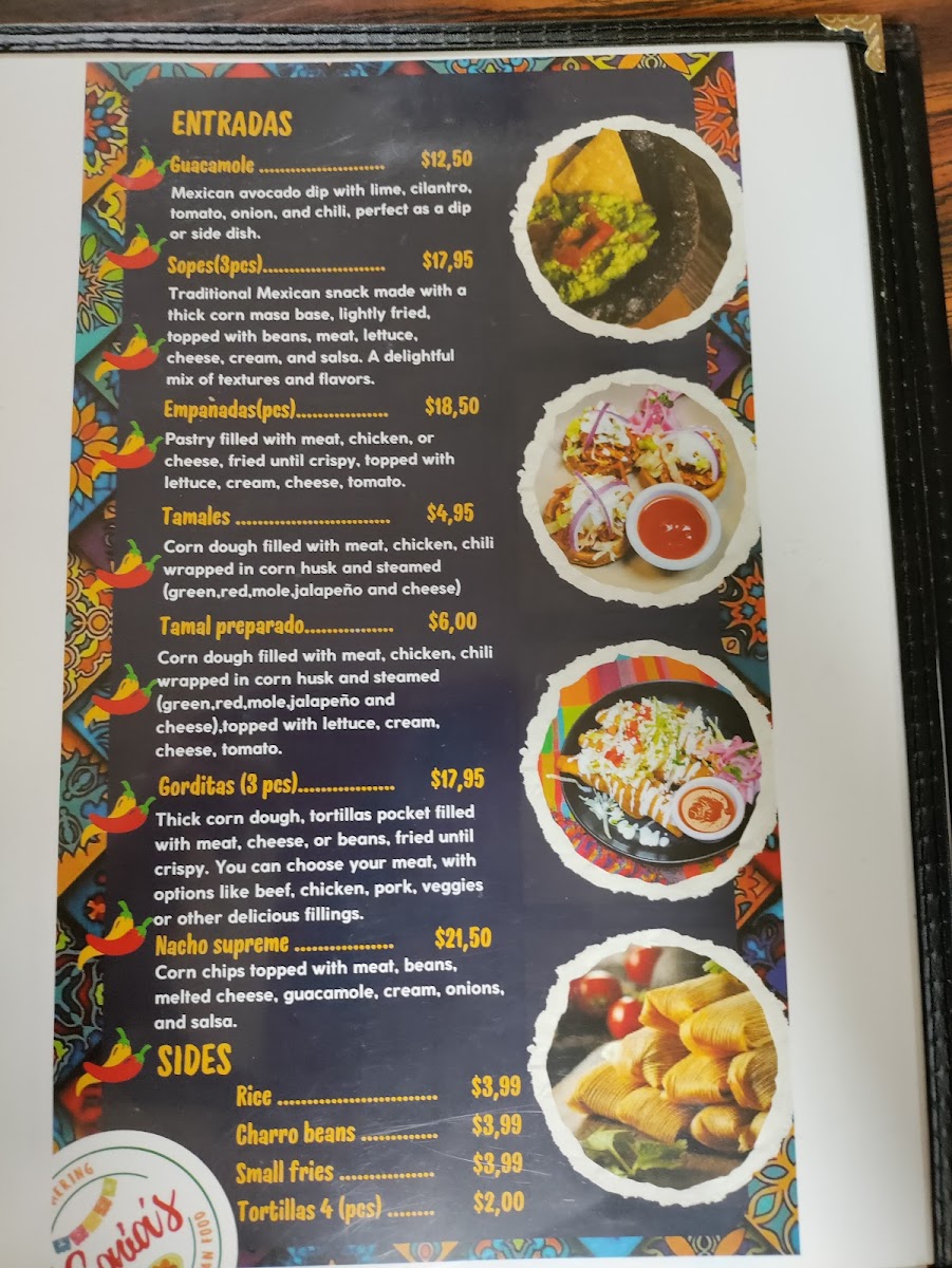 Sonia’s Restaurant & Banquet Hall Photo Menu 9