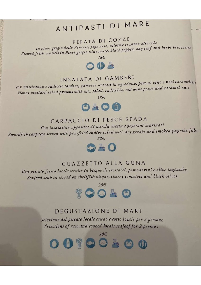 Beccafico Guna Restaurant Photo Menu 1