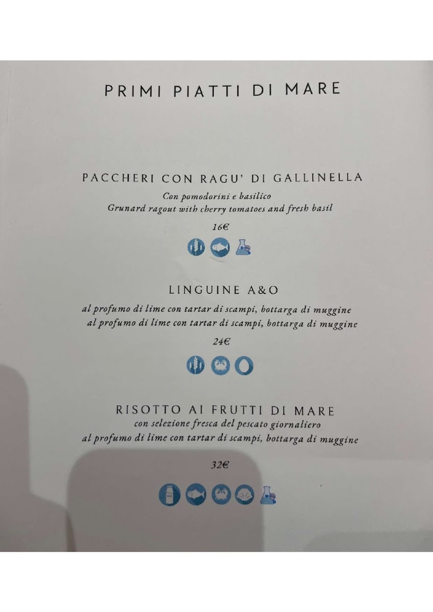 Beccafico Guna Restaurant Photo Menu 8