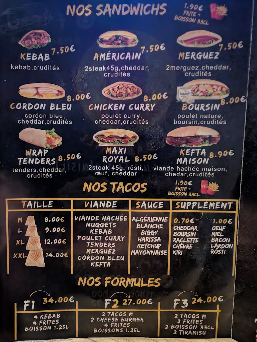 Kebab Grill Le Poinconnet Photo Menu 1