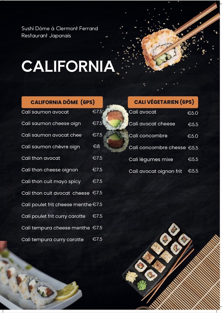 Sushi Dôme Photo Menu 6