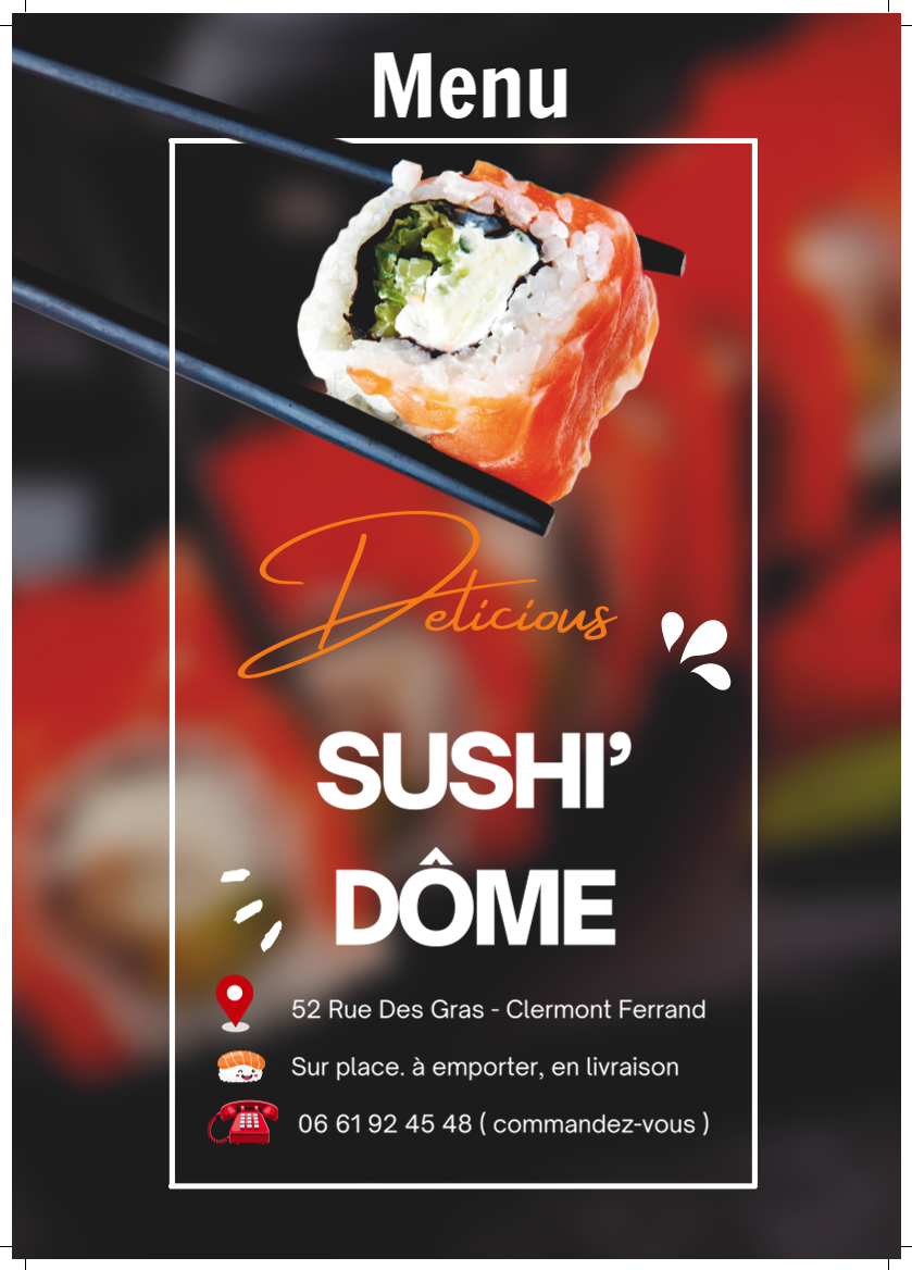 Sushi Dôme Photo Menu 9