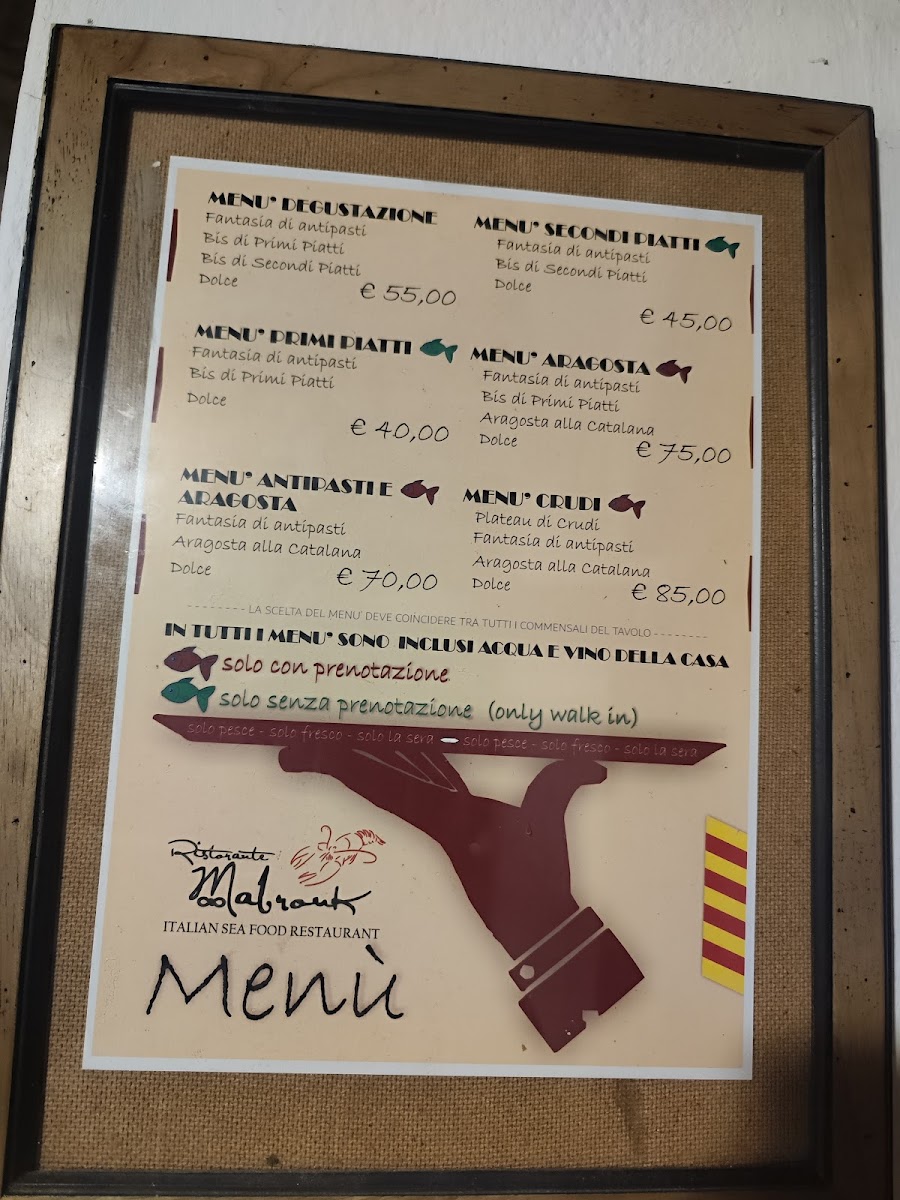 Ristorante Mabrouk Photo Menu 2