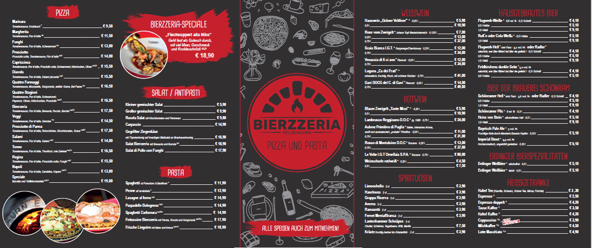 Bierzzeria Photo Menu 1