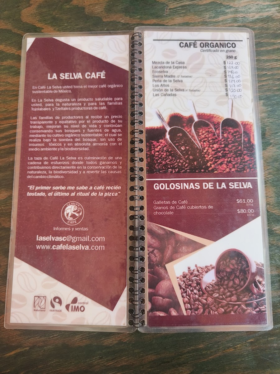 Café la Selva Photo Menu 1