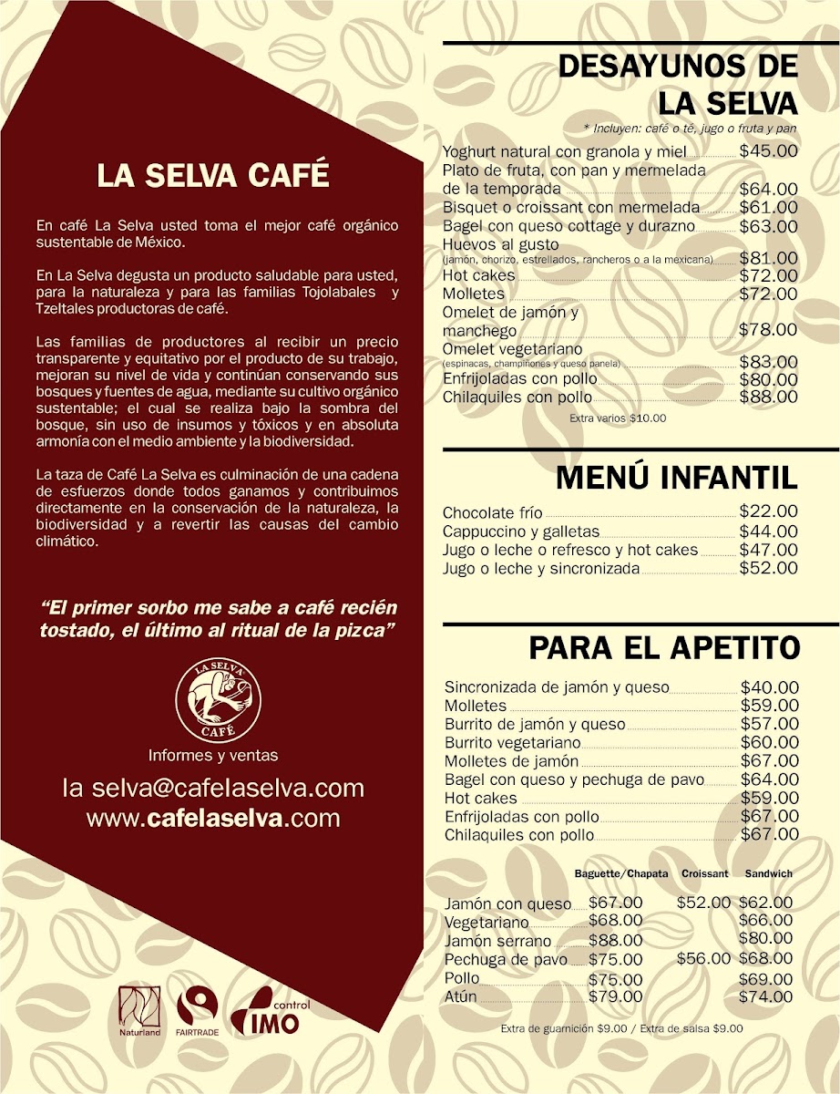 Café la Selva Photo Menu 3