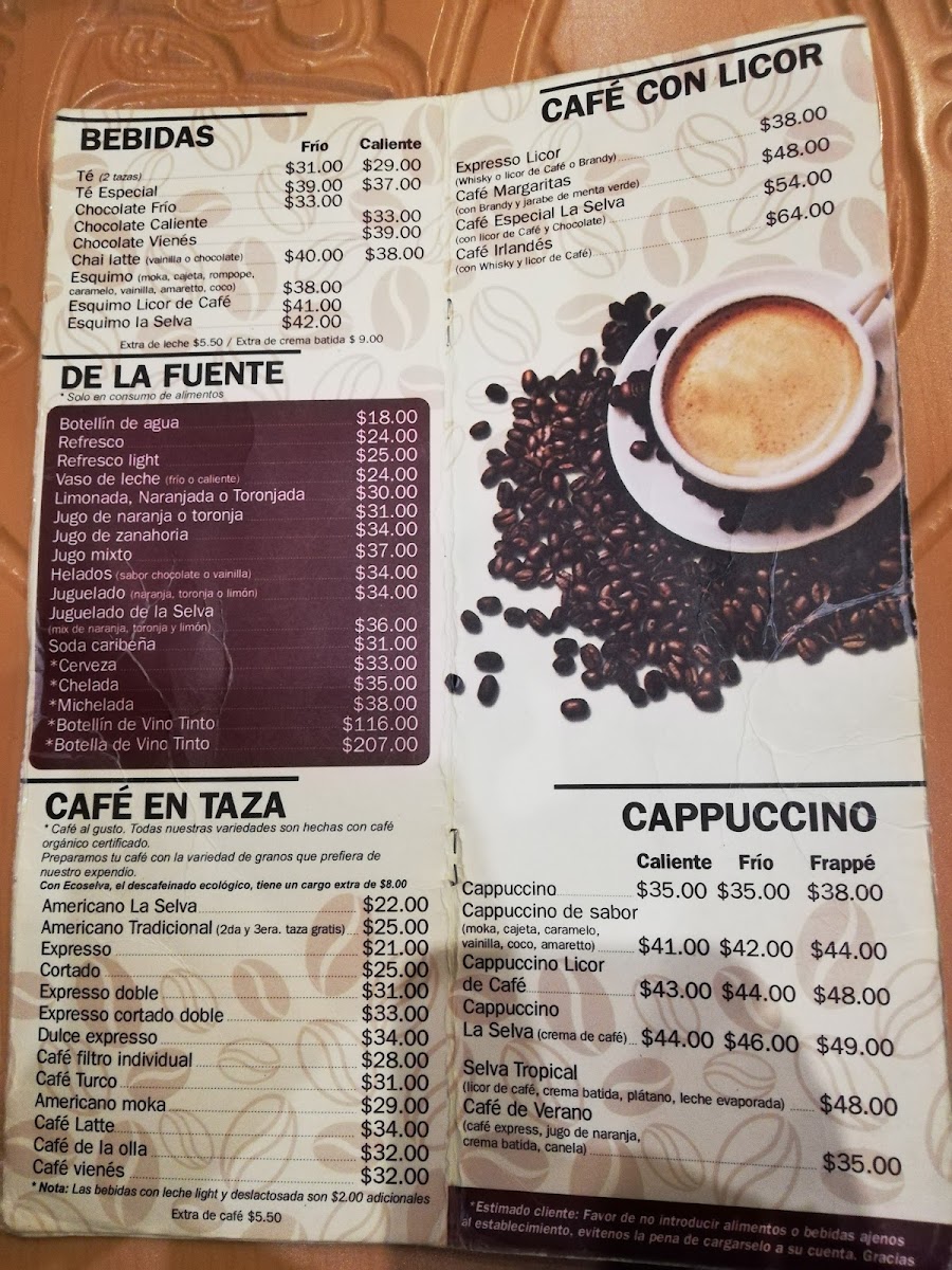 Café la Selva Photo Menu 6