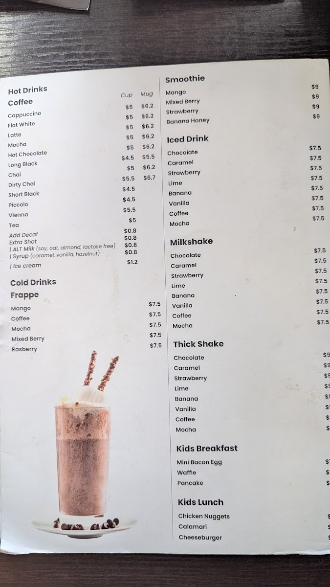 Munch Cafe Photo Menu 2