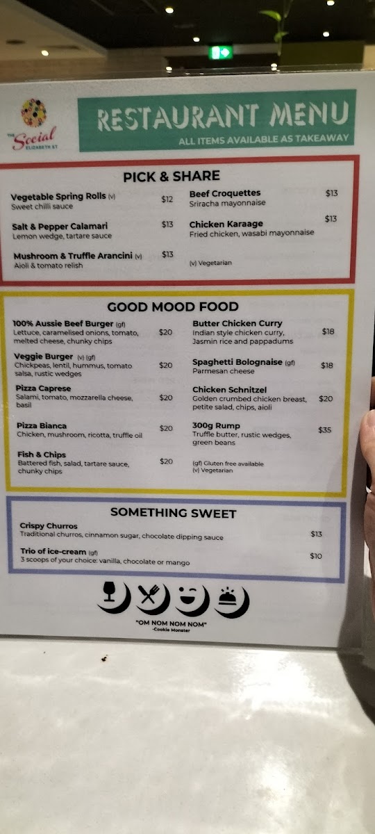 The Social Restaurant & Bar Photo Menu 4
