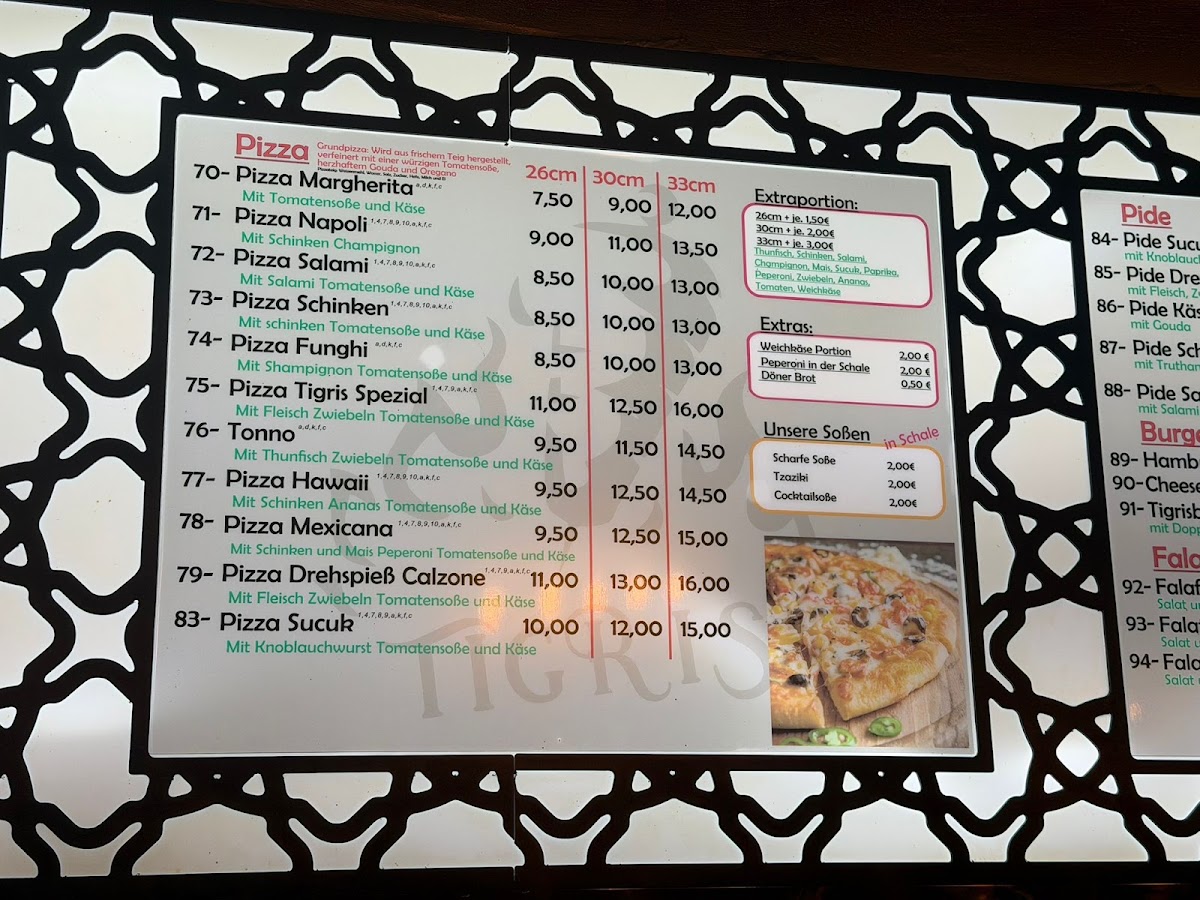 Tigris Grillhaus Photo Menu 4