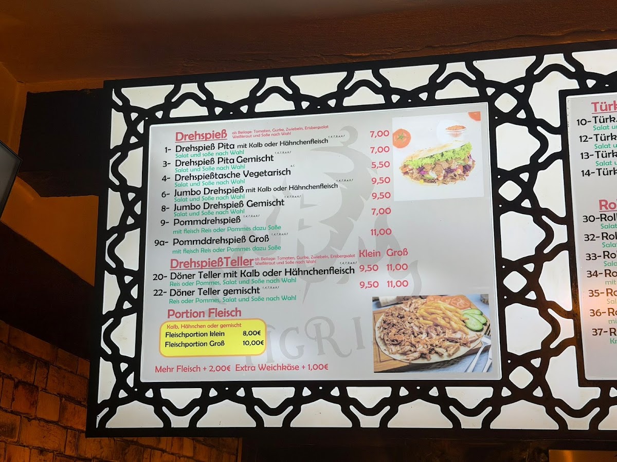 Tigris Grillhaus Photo Menu 5