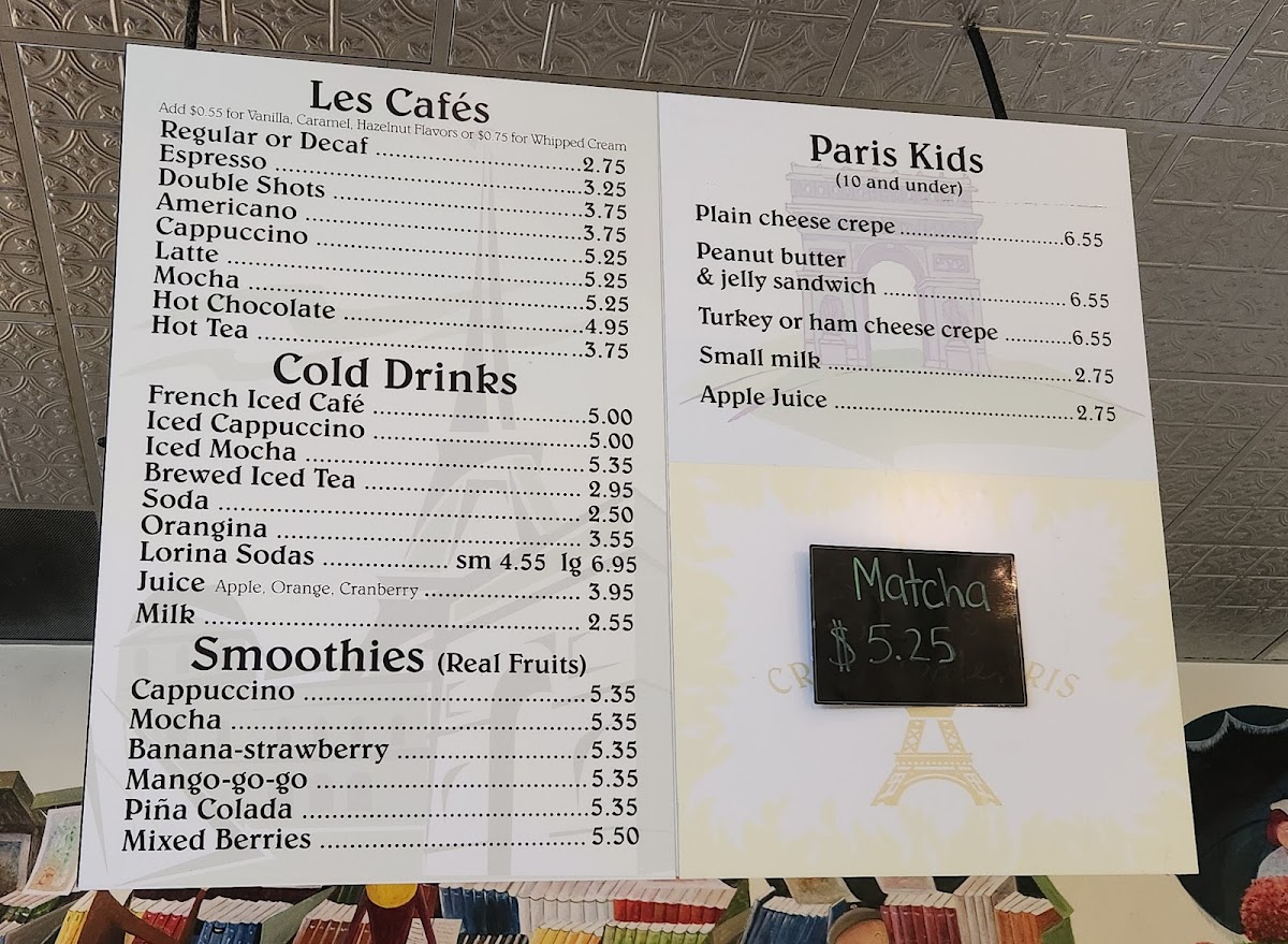 Crepes De Paris Photo Menu 3