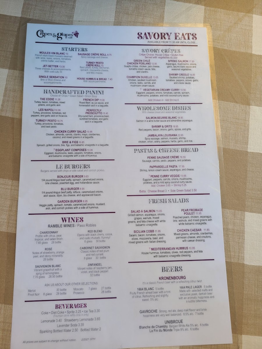 Crepes De Paris Photo Menu 6
