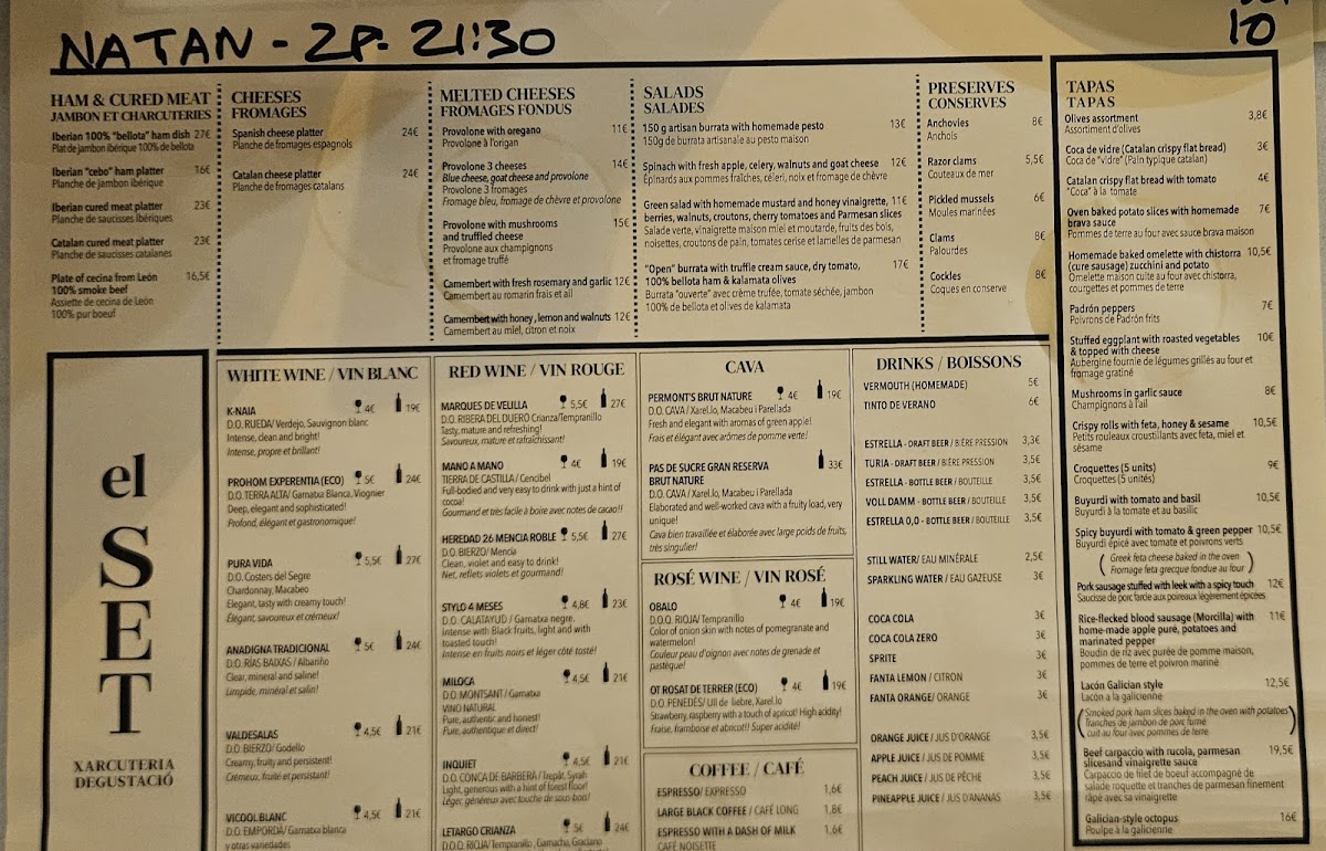 el SET Photo Menu 1